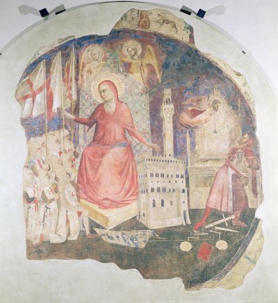 The Expulsion of the Duke of Athens from Florence by Andrea di Cione Orcagna
